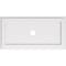 Ekena Millwork Rectangle Architectural Grde PVC Ceiling Medallion, 36"W x 18"H x 3"ID x 12 1/2"C x 1"P, One-Piece CMP36X18RE-03000 - alternate 1